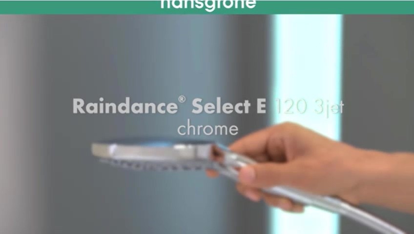 Raindance® Select E El duşu 120 3jet Parlak alt