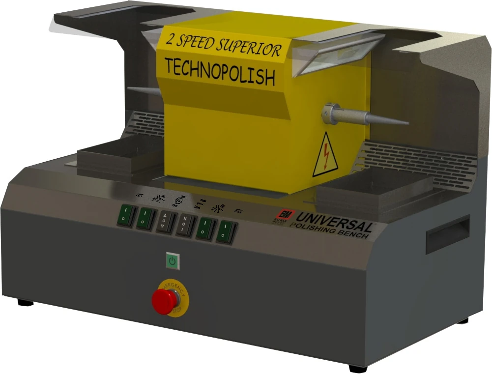 Polisaj Makinesi (Dişçi) Çift Devir Çift Çıkışlı 0,55KW 1500-3000 Devir BM83B