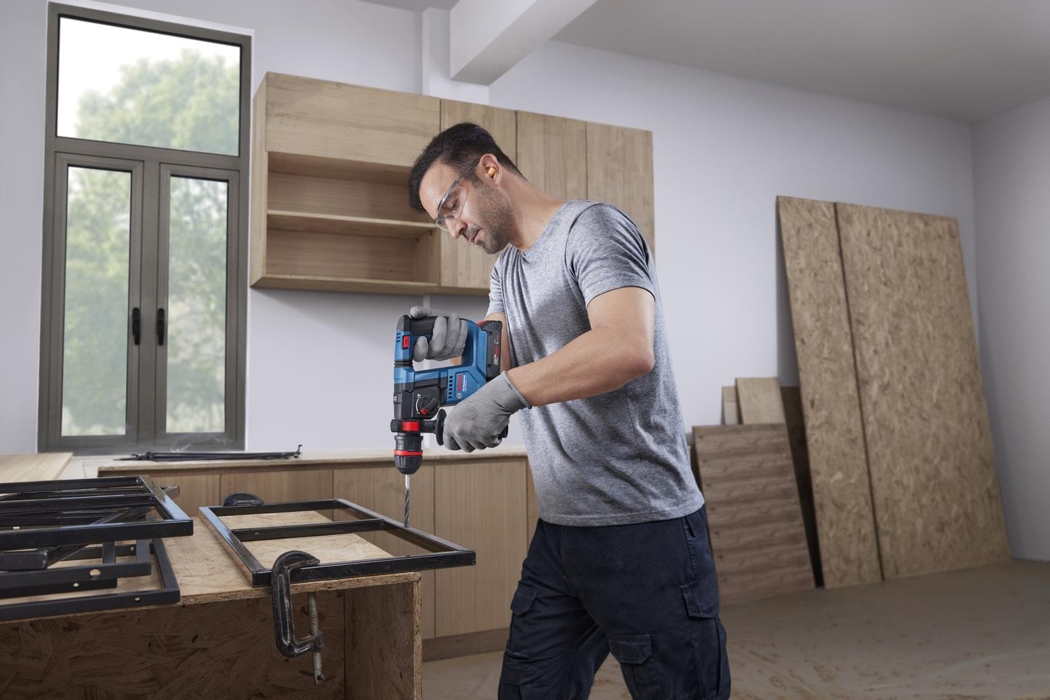 BOSCH Gbh 18V-18X One Chuck Akülü Kırıcı Delici Solo