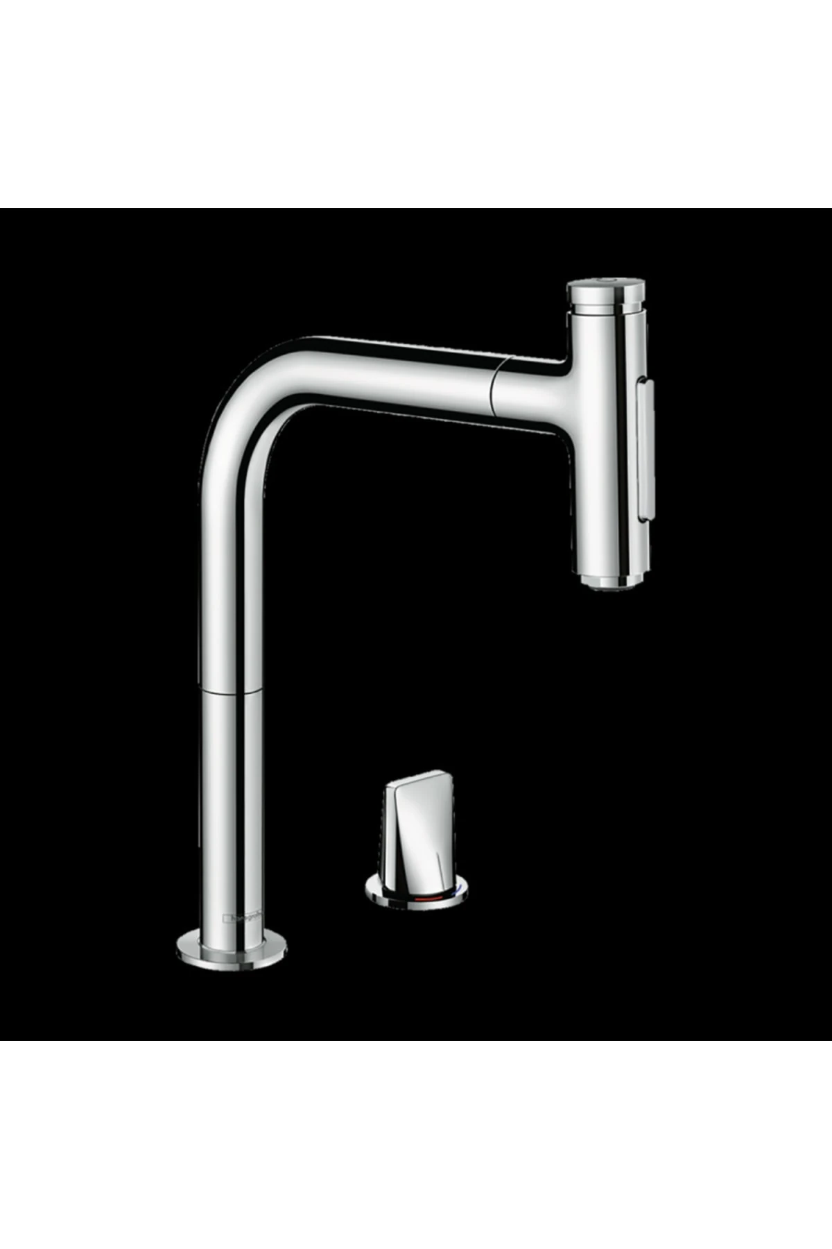 Metris Select M71 2 - Delikli Tek Kollu Eviye Bataryası 200, Çekilebilir El Duşu, 2jet, Sb