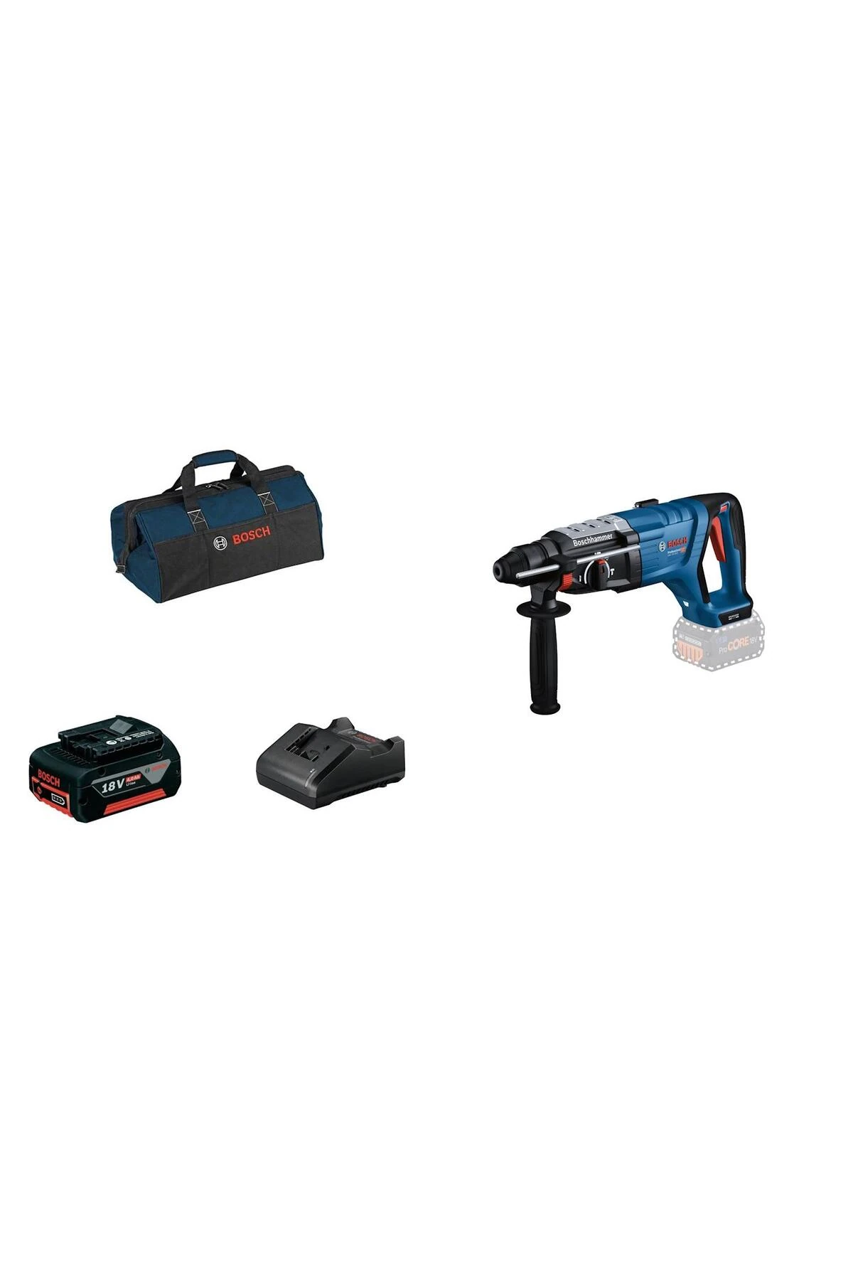 GBH 18V-28 D 1x5.0Ah Tek Akülü Kırıcı Delici