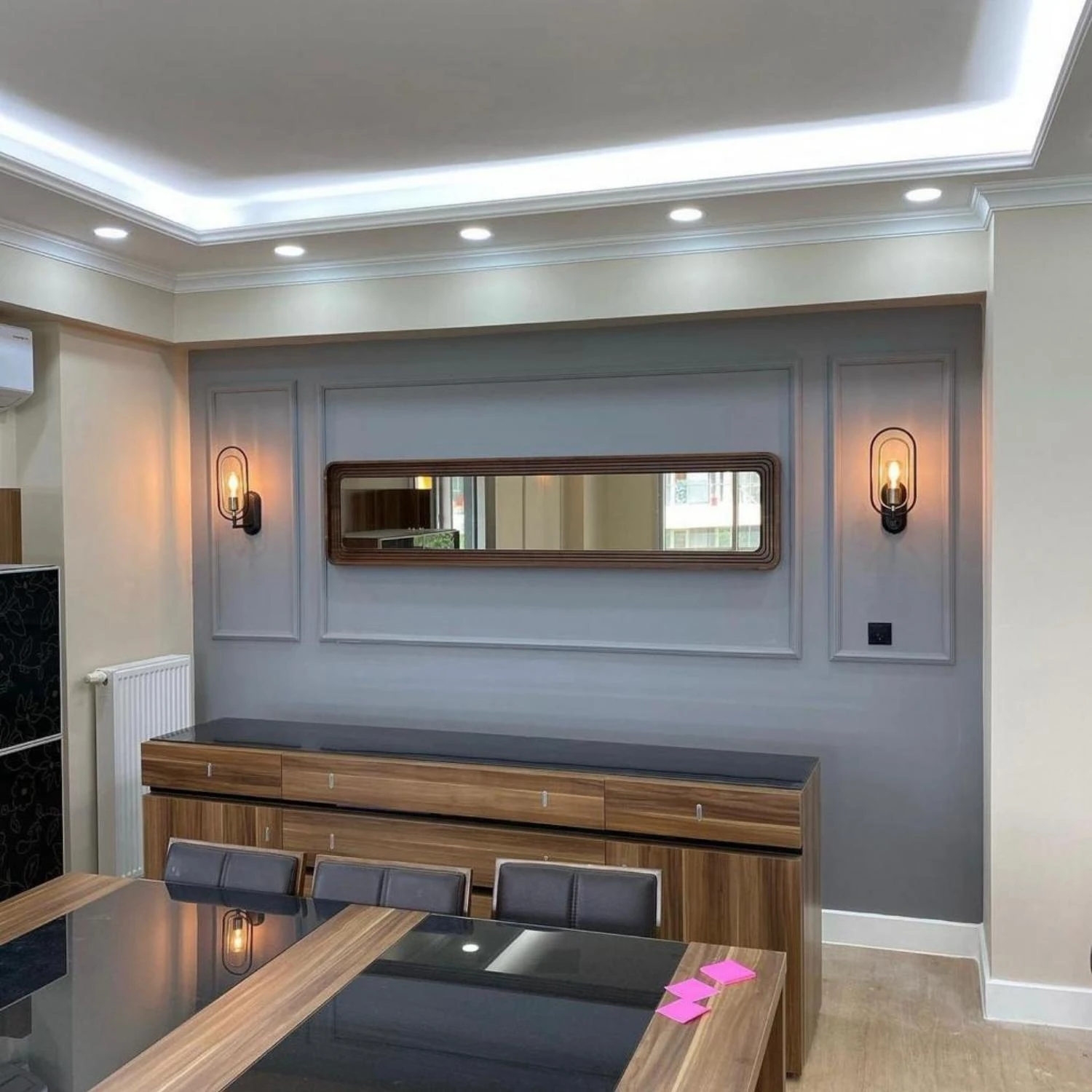 Yemek Masası Tasarımı Boyanabilir Çıta Hazır KESIM(ANKA148)