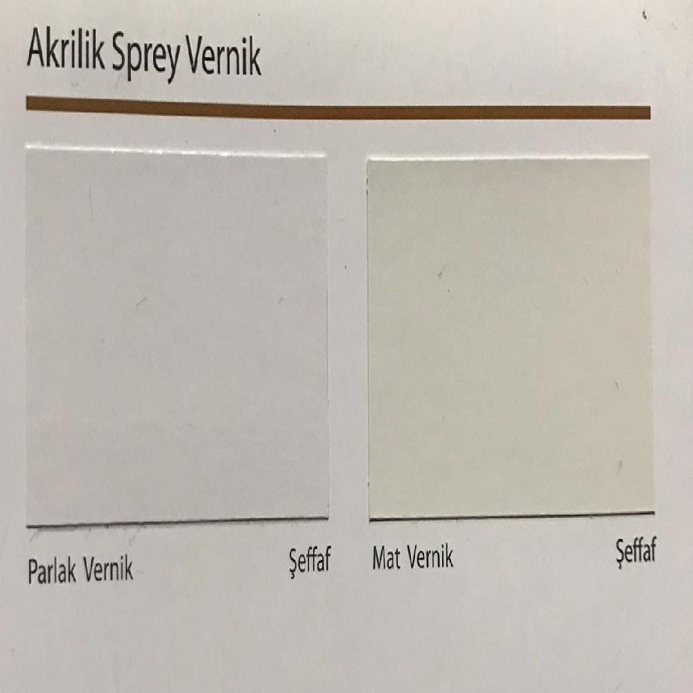 Akrilik Sprey Vernik - Mat Vernik 400 ml