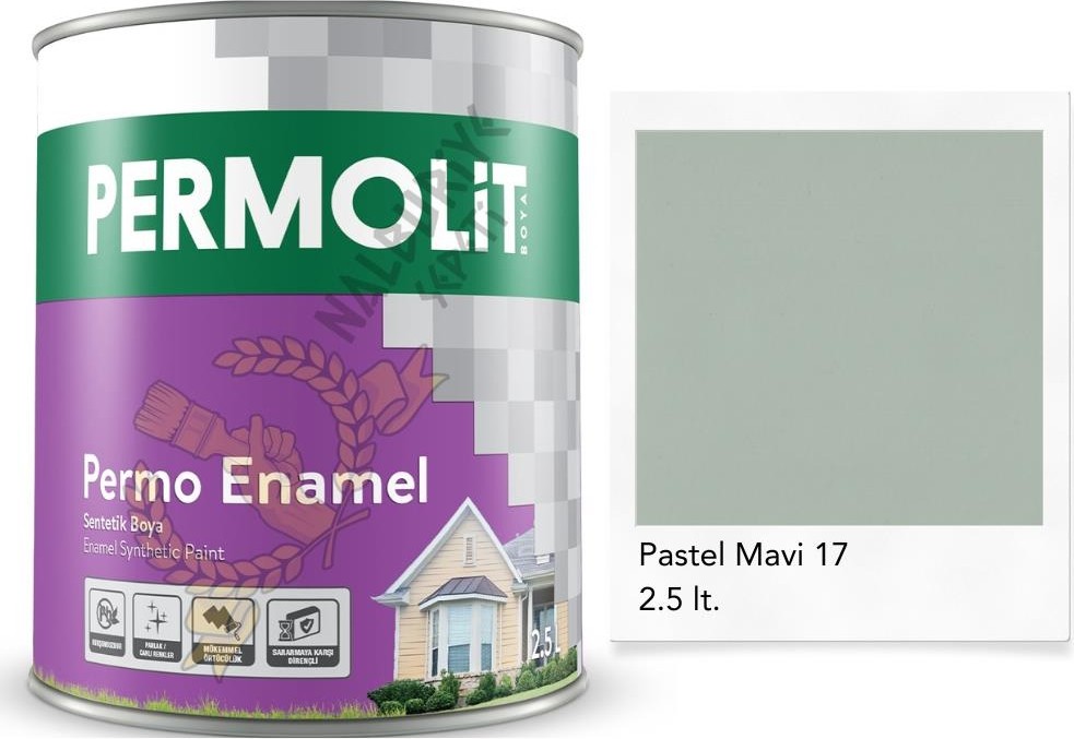 Enamel Sentetik Yağlı Boya Pastel Mavi 2.5 Lt.