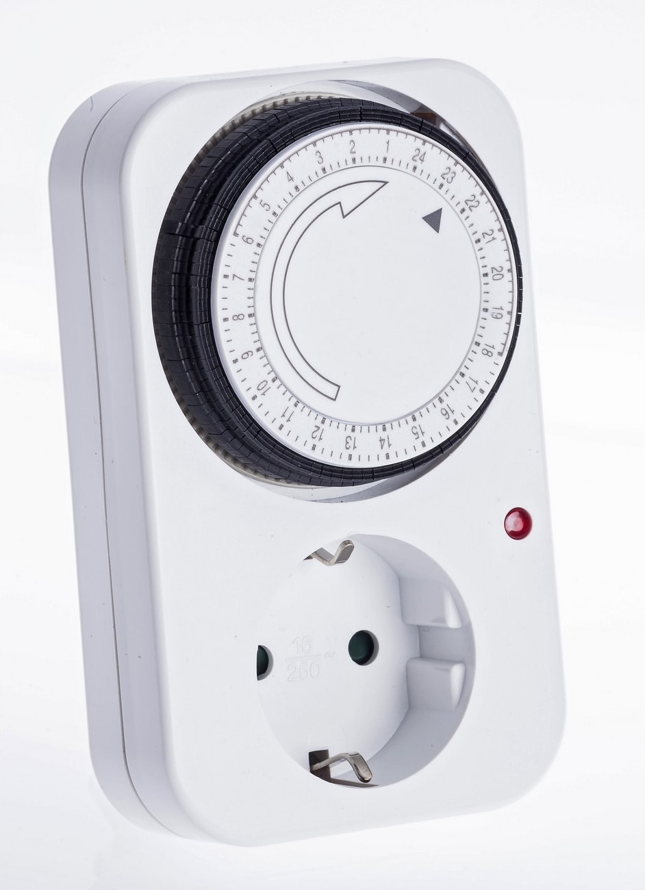 Priz Tipi Analog Zaman Saati