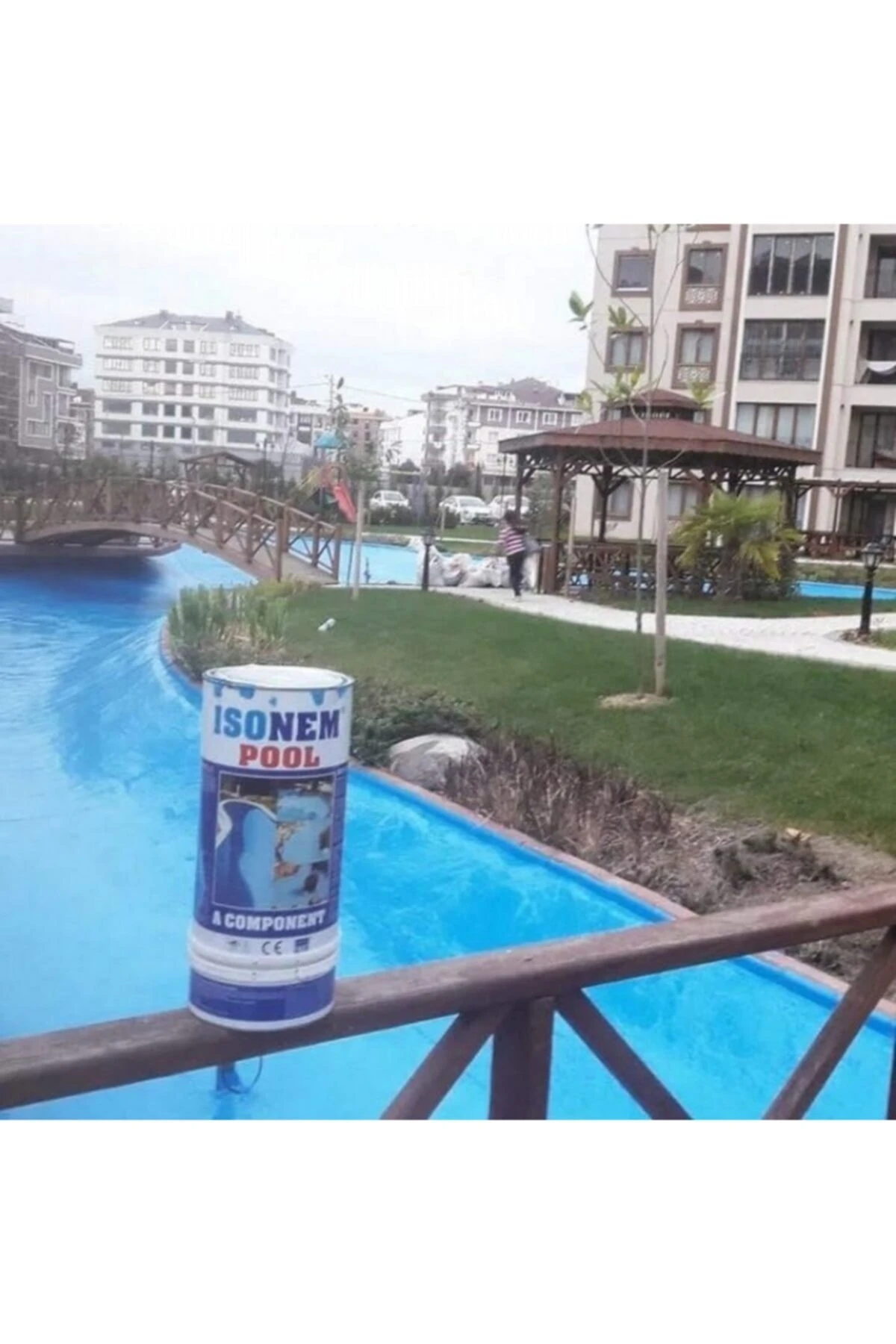 Pool 2 Bileşenli Havuz Boyası 4.5 Kg Set Mavi