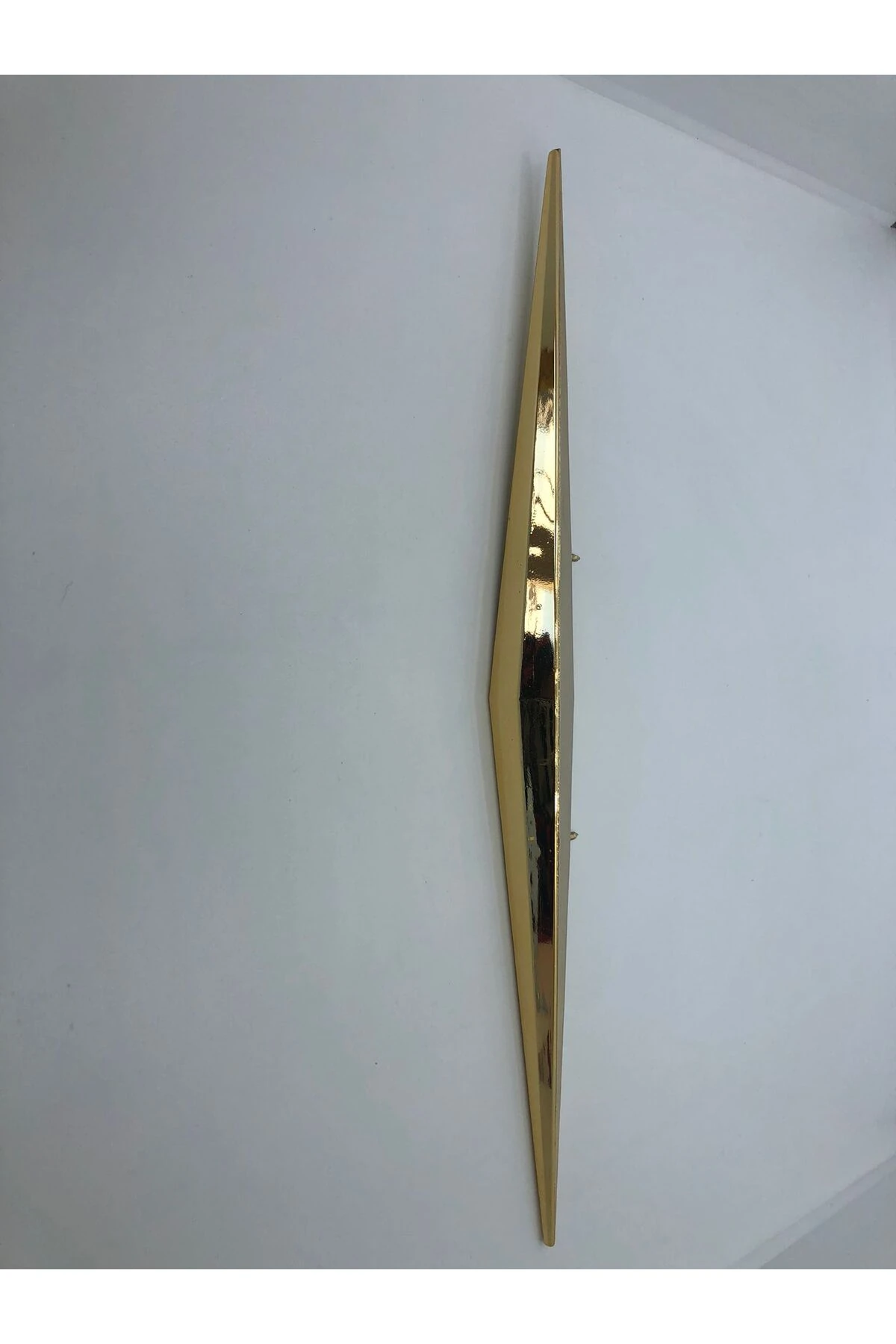 PLASTİK, 32 CM GOLD KAPLAMA ÇİVİLİ KLAPA (4 ADET)