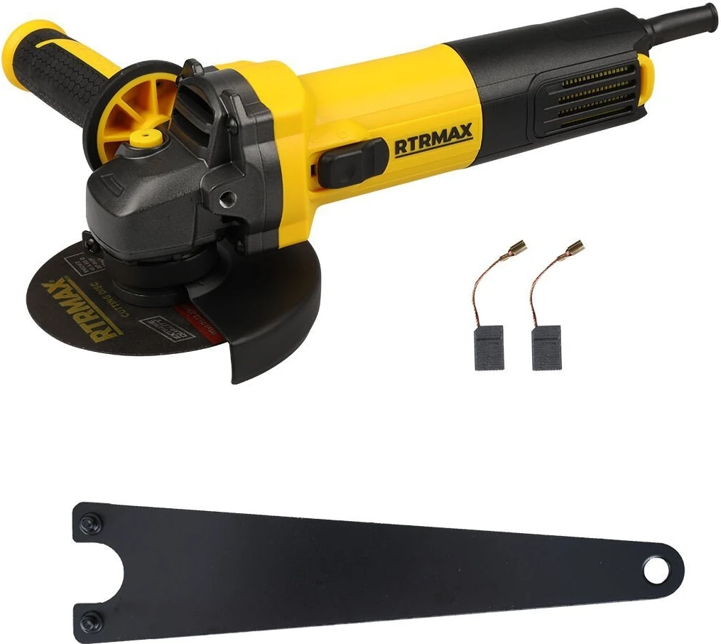 RTM102SET Avuç Taşlama Makinası 4'lü Set - Eldiven-Kesici Disk-Flap Disk