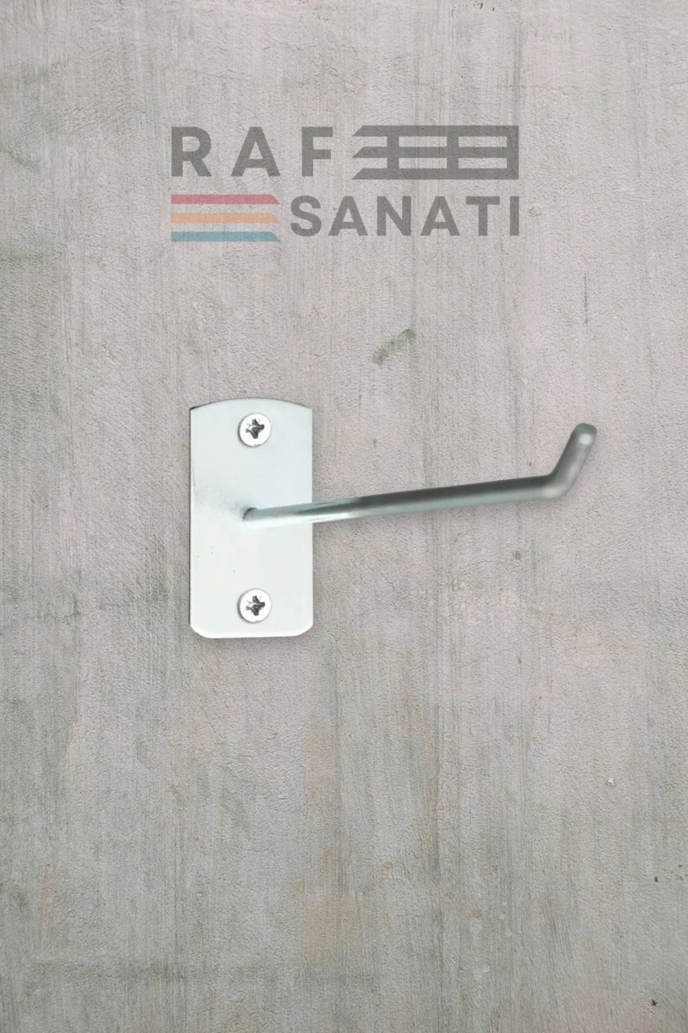 50 Adet Duvar Kancası 30 cm Duvar ve Suntaya Monte Askı Vidalı Kanca Raf Kancası Raf Askısı Aksesuar Tel