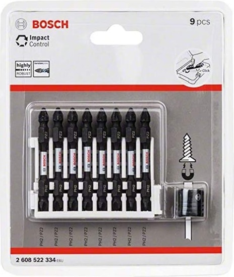 Impact Control Çift Taraf 8 Lİ Bits Uç (ph2 ve pz2)