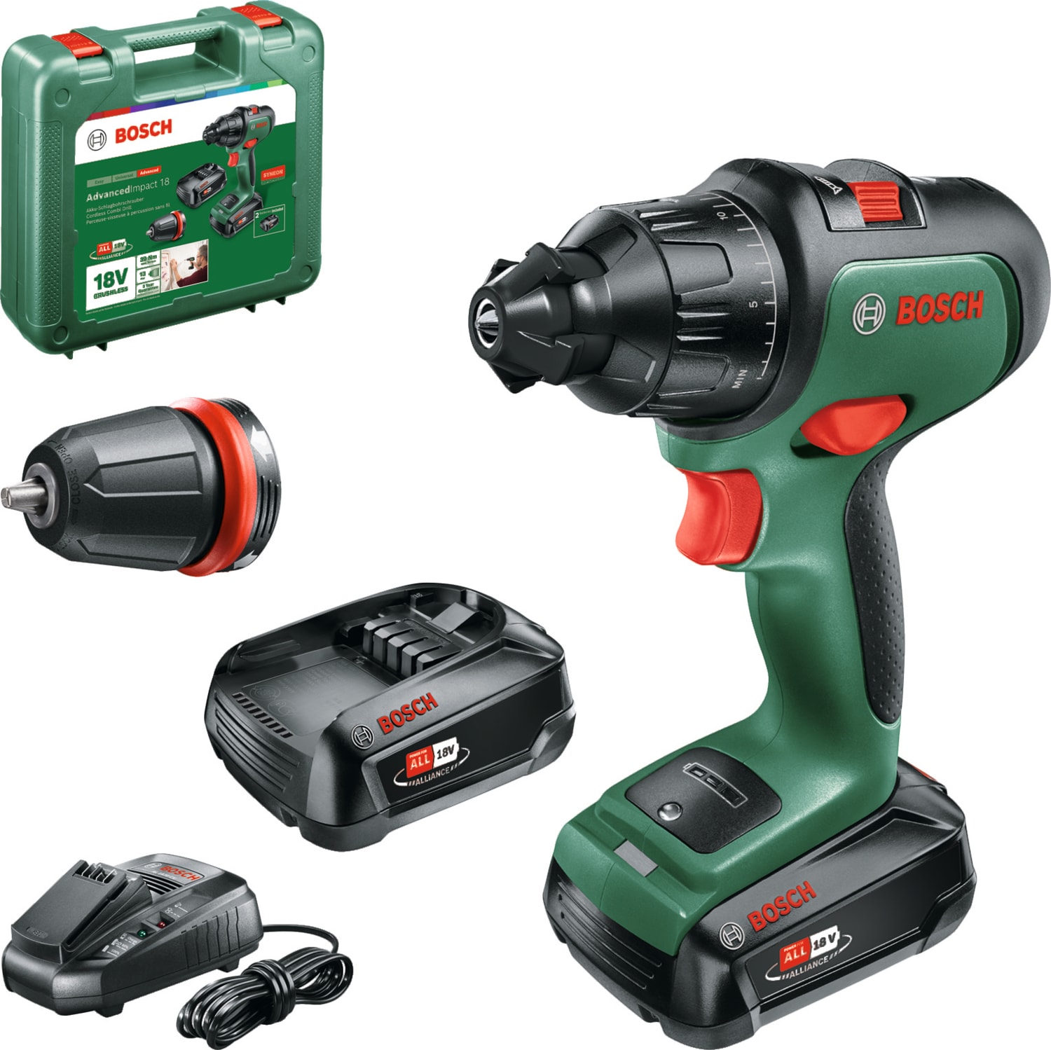 BOSCH Ixo 7 - Akülü Vidalama Set (Delme Adaptörü)