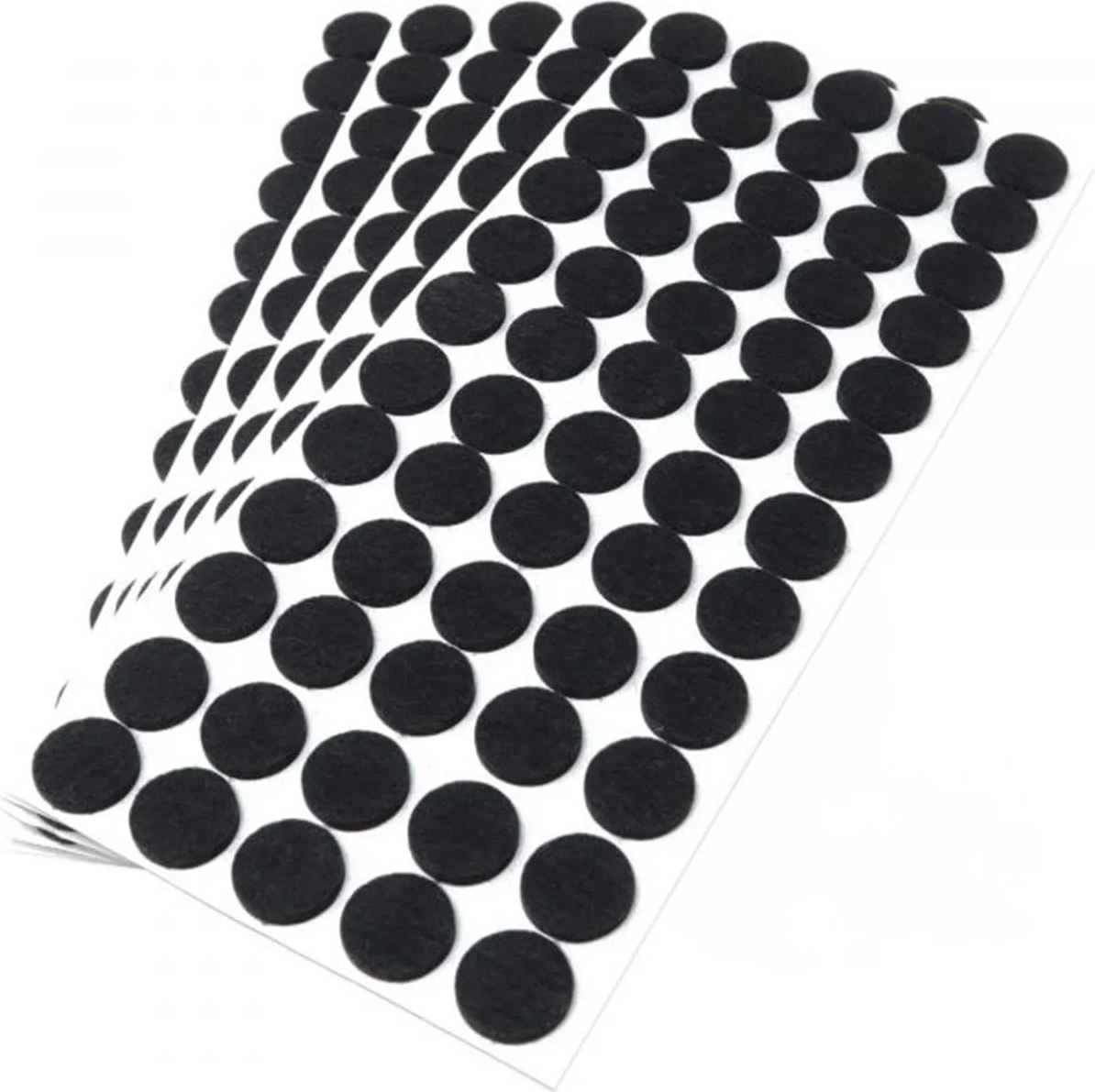 Yapışkanlı Mobilya Masa Sandalye Parke Zemin Ayak Koruyucu Kaydırmaz Keçesi 15 mm (144'LÜ Paket)