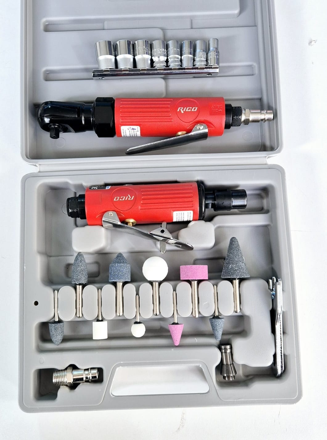 Havalı Taşlama Vızvız Set 1/4 Havalı Cırcır