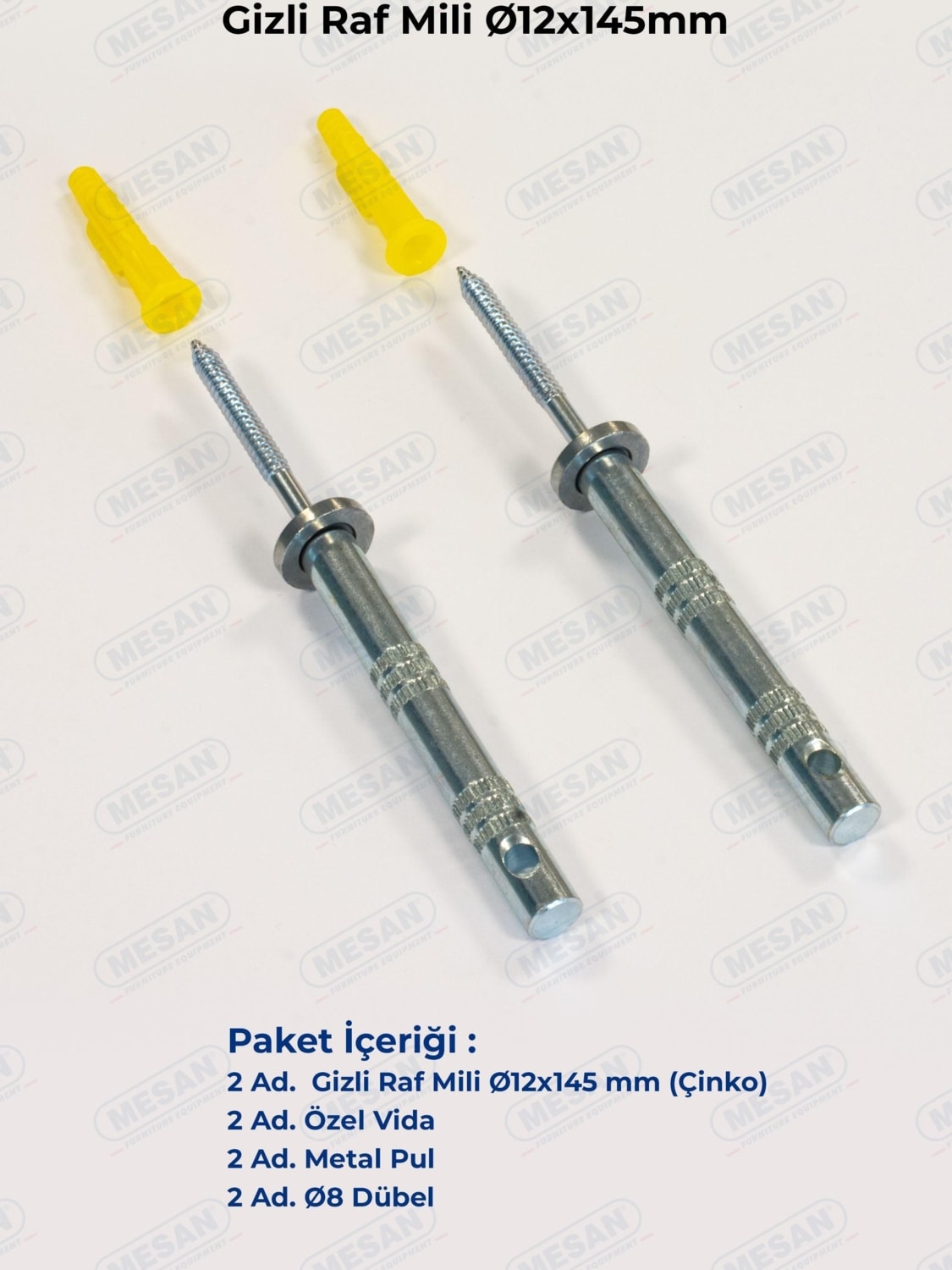Gizli Raf Taşıyıcı 12X145MM Ahşap (0029)