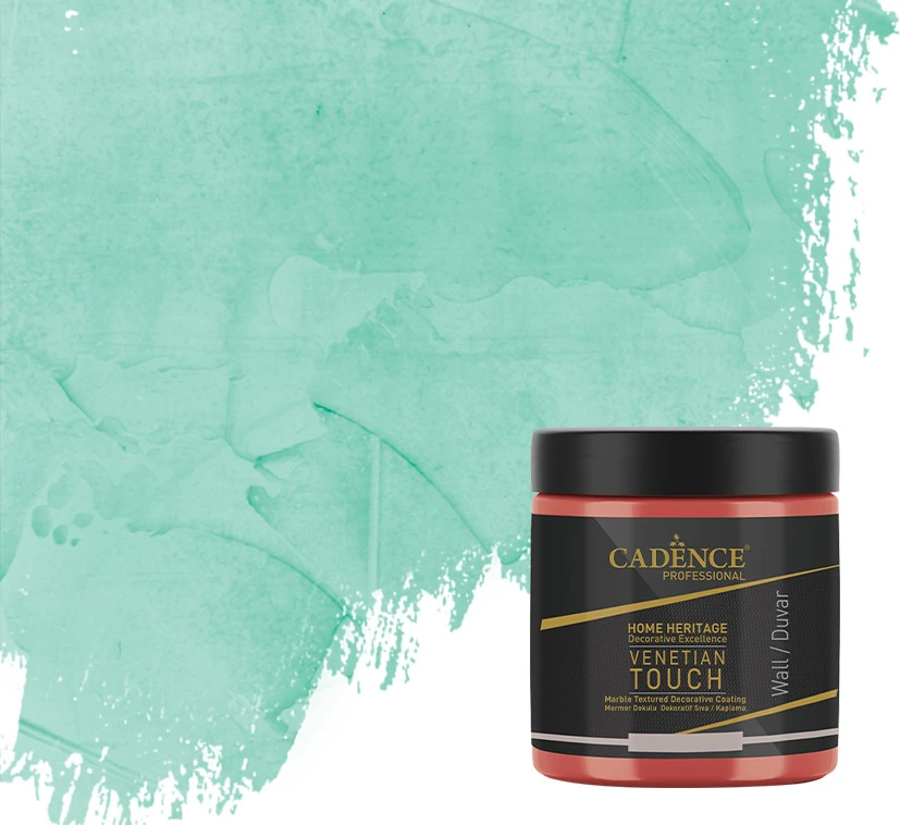 Venetıan Touch Mermer Dokulu Dekoratif Sıva / Kaplama Vt-13 Açık Nane Yeşili 250 ml