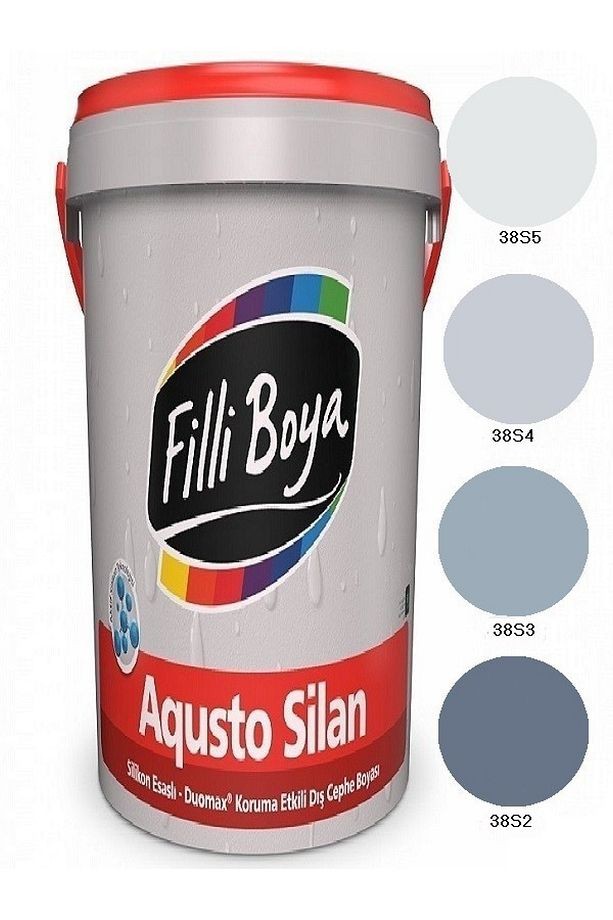 Aqusto Silan Silikon Esaslı Dış Cephe Boyası 1.25lt (38s4)