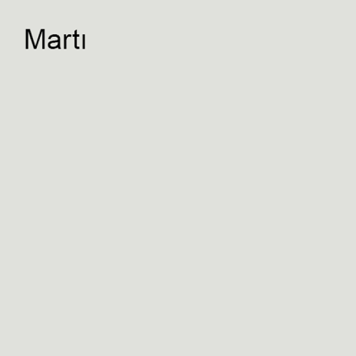 Plastik Mat Iç Cephe Boyası Martı 2,5 Lt (3,5 Kg)