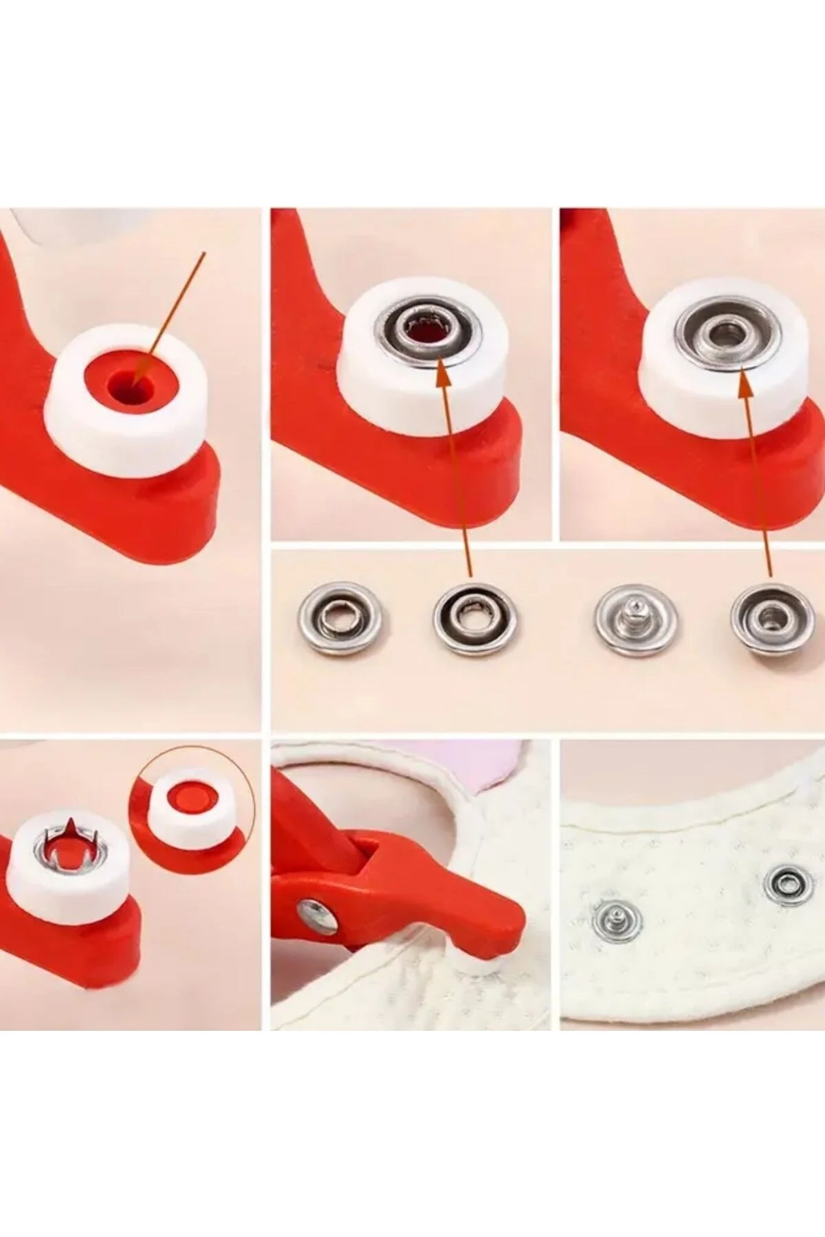 River World Tekstil ve Kıyafetler İçin Plastik Çıtçıt Takma Aleti