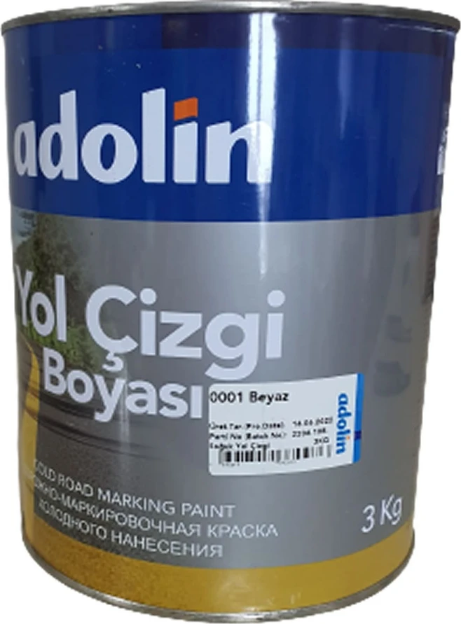 Adolin Yol Çizgi Boyası Beyaz 3kg