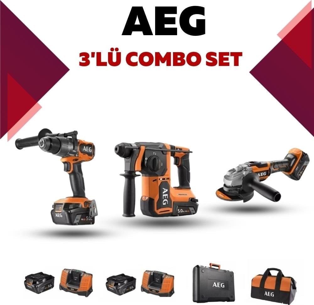 Bbs-Bew-Bbh-1 Akülü Kombo 3'lü Set Kömürsüz
