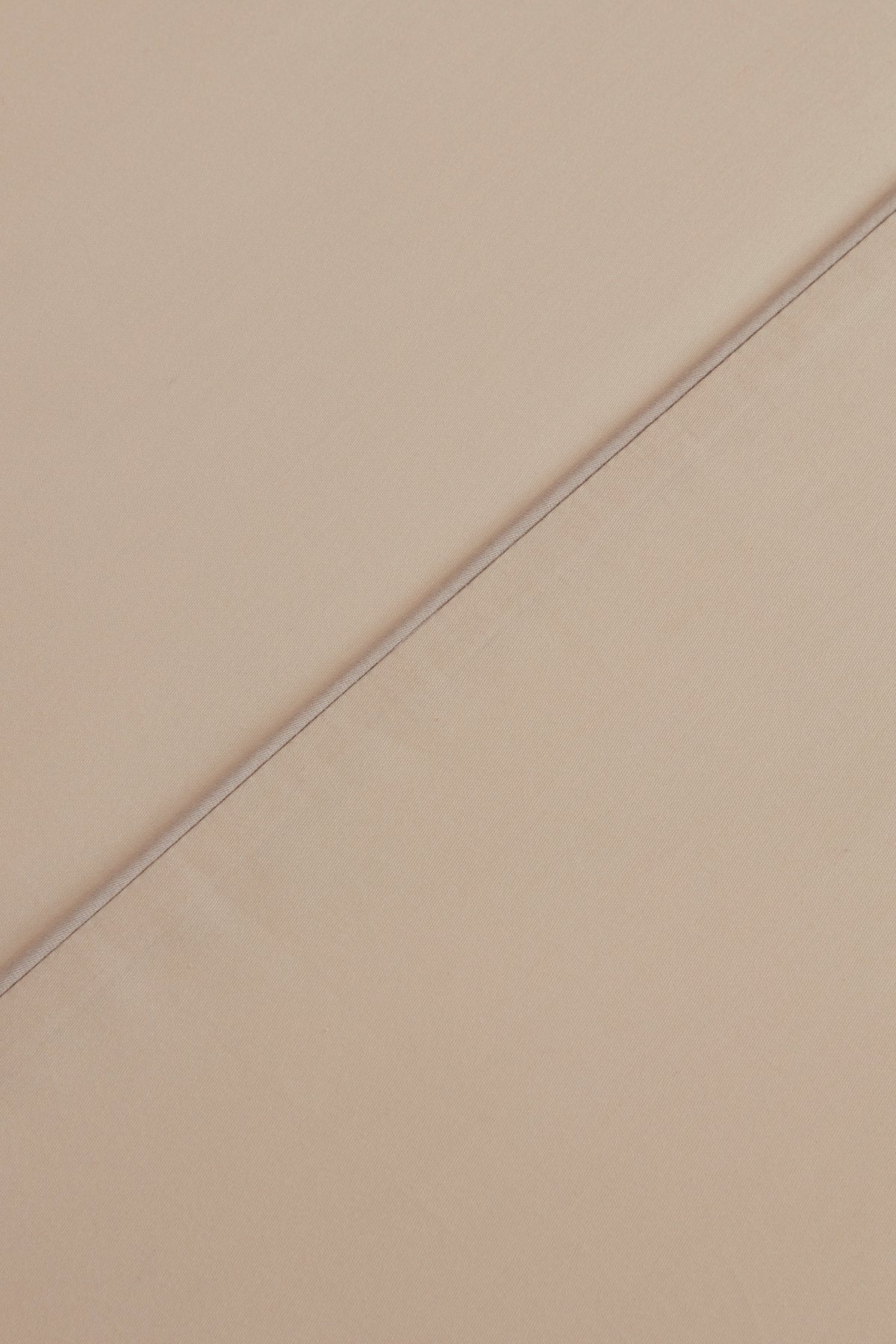 White Collection Vinas Çift Kişilik Saten Biyeli Nevresim Takımı Bej