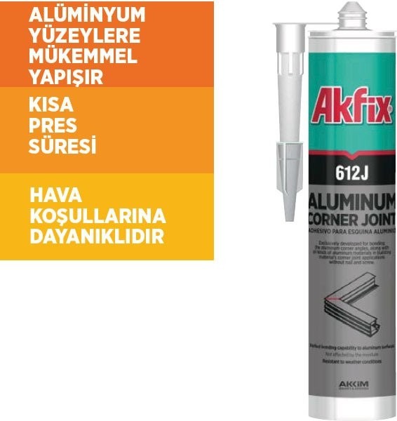 612J Pu Express Alüminyum Köşe Yapıştırıcı Alüminyum 310 ml