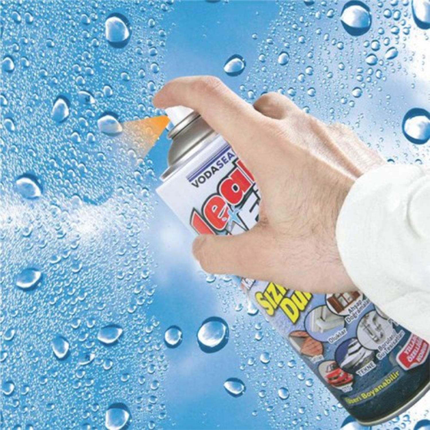 Su Geçirmez Sızdırmaz Sızıntı Önleyici Kauçuk Kaplama Izolasyon Yalıtım Şeffaf Sprey 200 Ml
