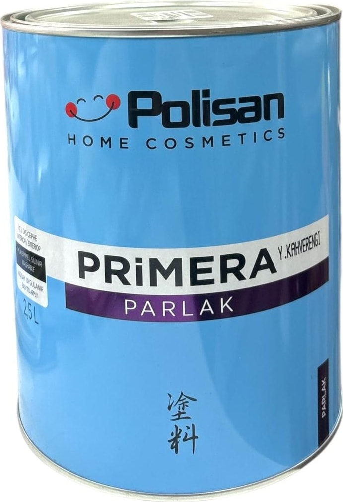 POLİSAN Primera Parlak Yağlı Boya Yeni Kahverengi 2,5lt