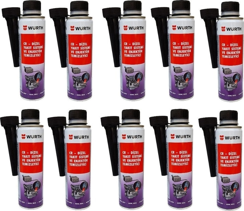 Dizel Enjektör Temizleyici Yeni Nesil Performans Arttırıcı 300 ml 10 Adet