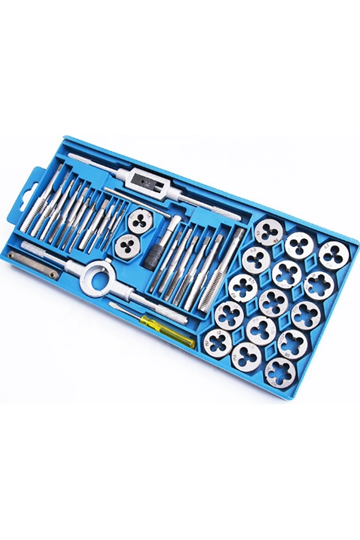 Bernel 40 Parça Klavuz Pafta Seti Metrik Set Kılavuz Pafta