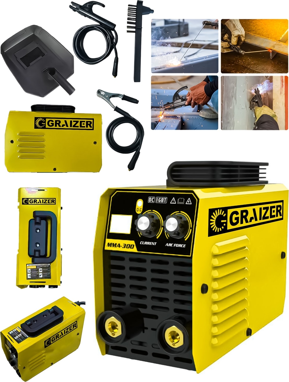 Alman Hgr Pro 300 Amper Inverter Mega Stıck Kaynak Makinesi - S