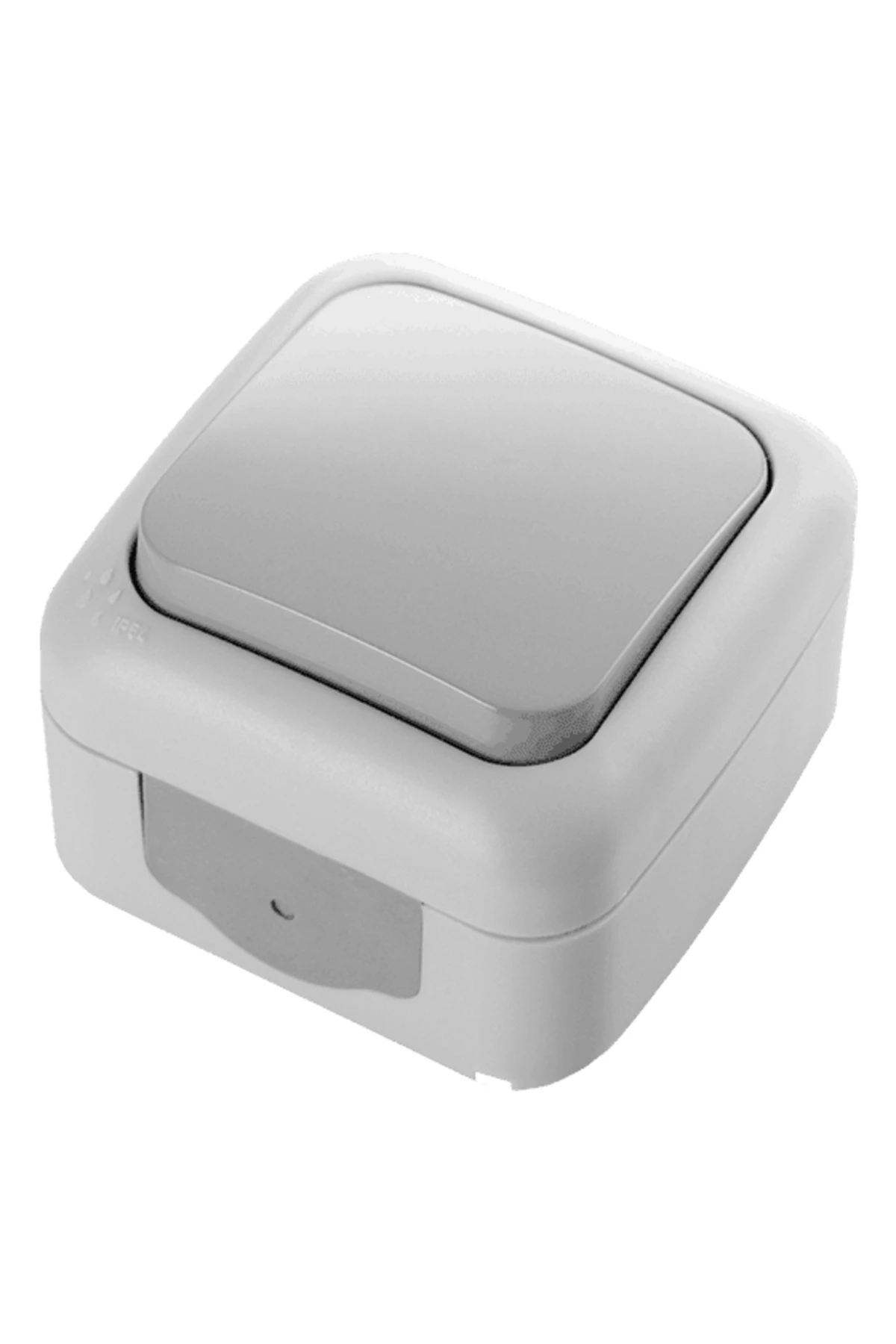 Viko Palmiye Çocuk Korumalı Nemli Yer Sıva Üstü Gri Anahtar