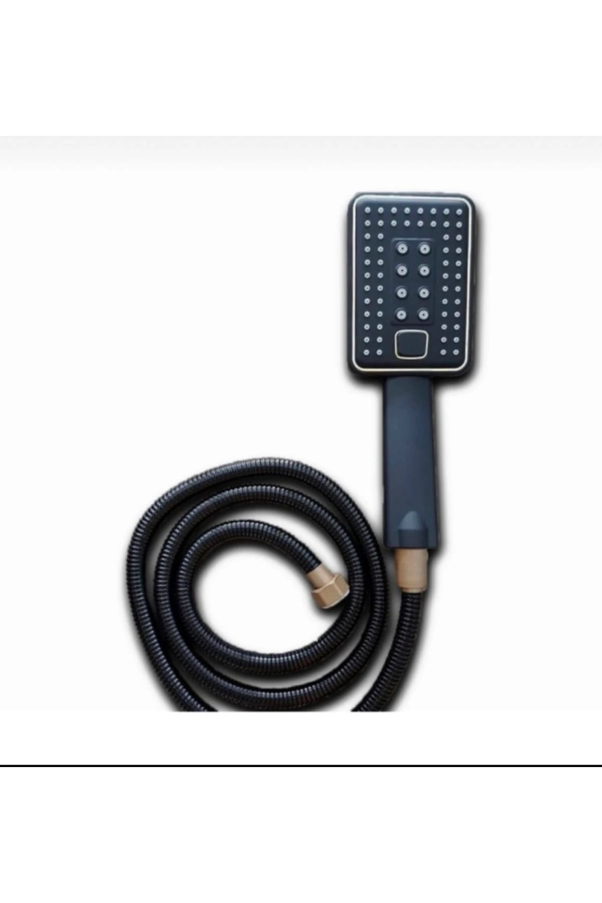 Siyah Duş Sistemi Mat Siyah Duş Seti Tepe Yağmurlama Duş Takımı Siyah Duş Başlığı Büyük Model