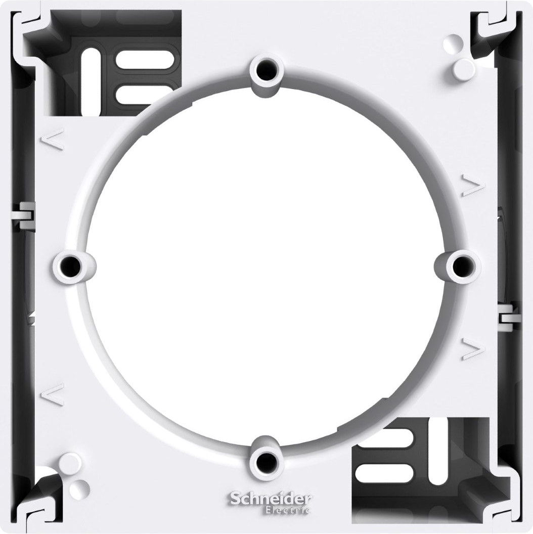 Asfora Siva-Üstü Kasa Tekli Çelik Beyaz