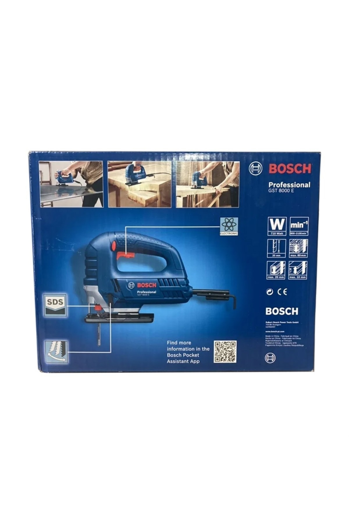 Professional Gst 8000 E Dekupaj Testere Dekopaj + 10 Parça Metal Ahşap Karışık Testere Bıçağı