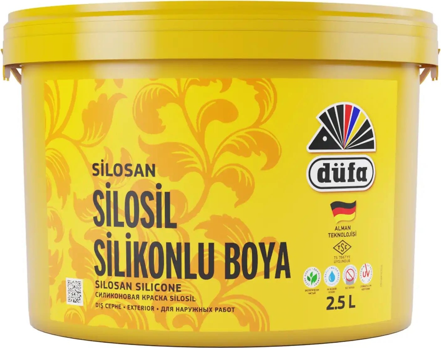 Silosil Silikonlu Dış Cephe Duvar Boyası 1982 Zamansız Krem 2.5 l