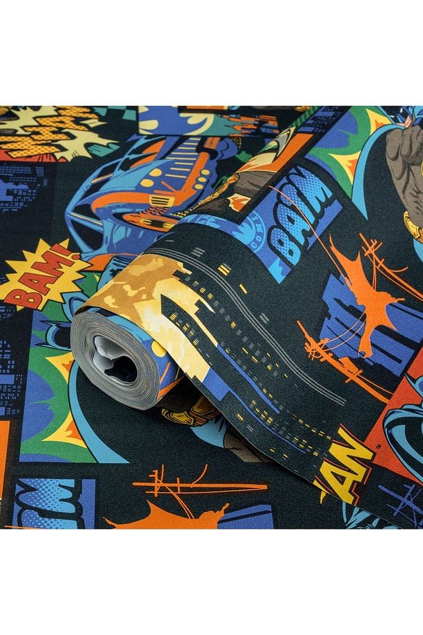 Adakids 8917 Serie Batman Desenli Çocuk Odası Duvar Kağıdı 8917-1