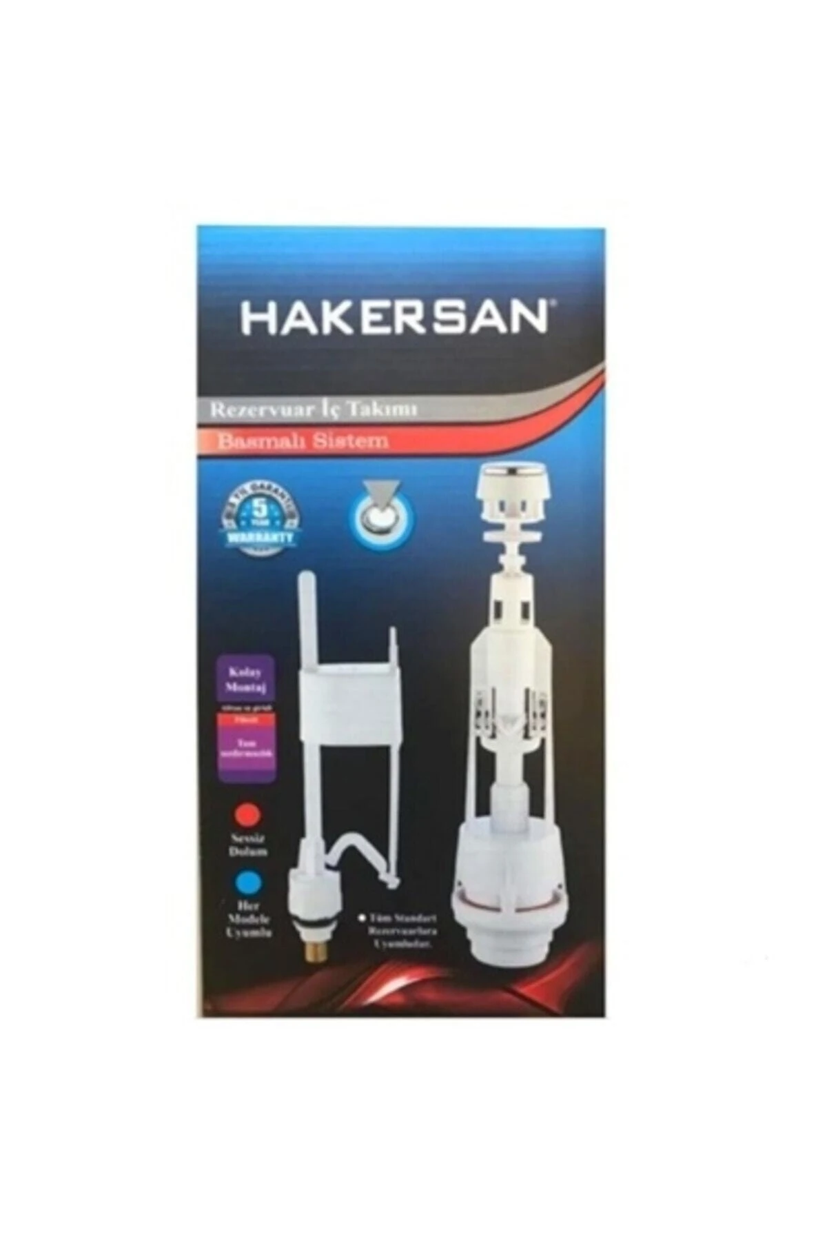 Hakersan Rezervuar Basmalı Iç Takım Klozet Sifon Iç Takımı