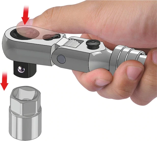 Mafsallı Teleskobik Cırcır ½"294-432MM