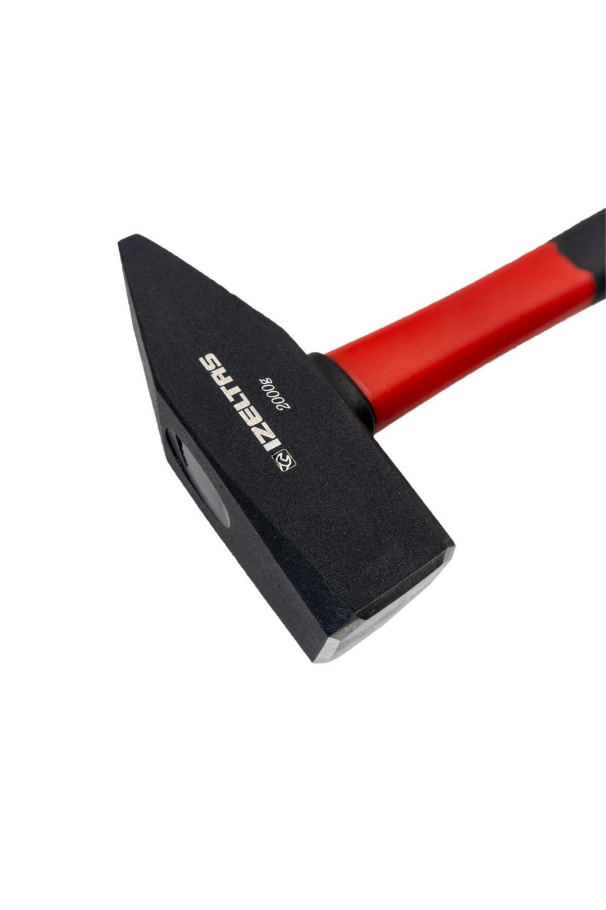 İZELTAŞ 14000005218 Fiber Saplı Çekiç 2000 gr