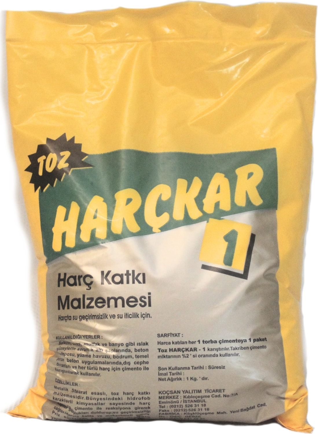 Toz Harçkar - Su Geçirimsizlik ve Harç Katkısı
