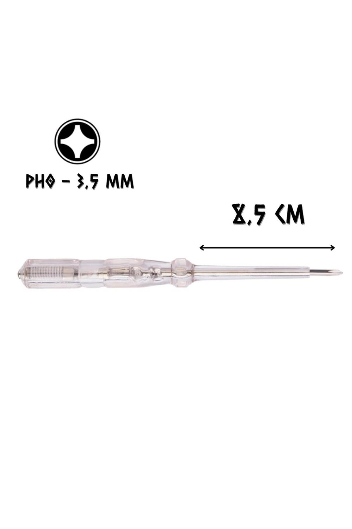 Kontrol Kalemi Yıldız Uçlu PH0 - 18.5 cm.