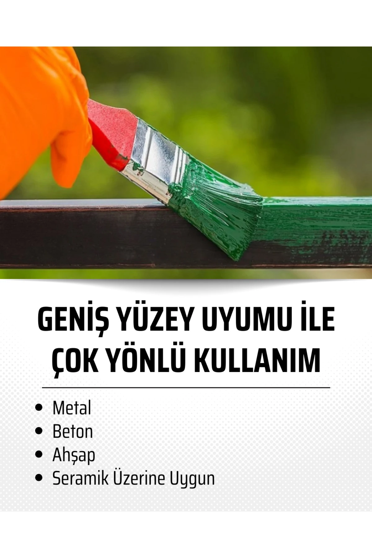 Hibrit Reçineli Çift Bileşenli Parlak Son Kat Genel Boya