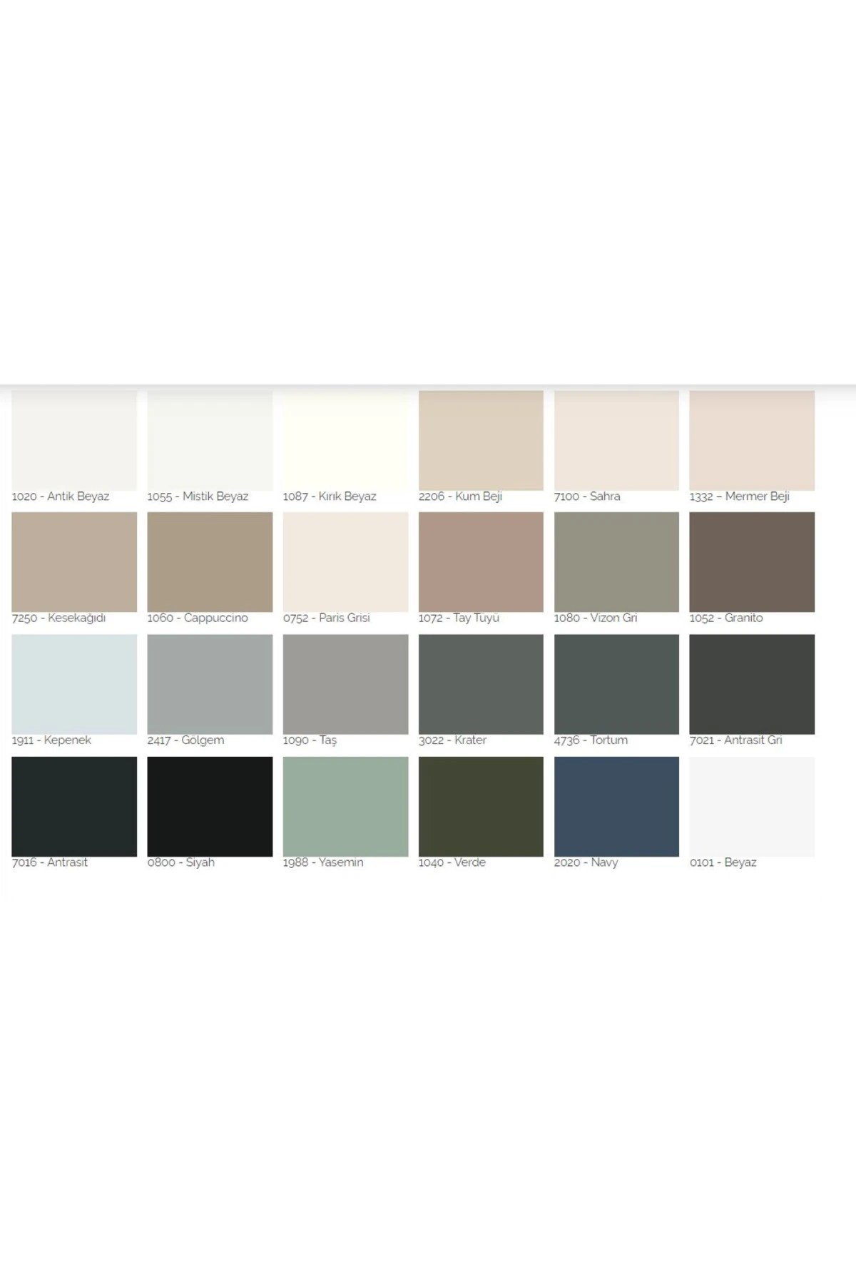 Su Bazlı Saf Akrilik Boya Paris Grisi