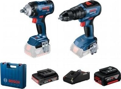 Gds 18v-400 + Gsb 18v-50 Akülü Set (1X2.0Ah+1X5.0Ah+C