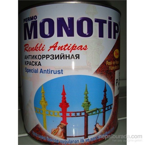 Permo Monotip Renkli Antipas Boya