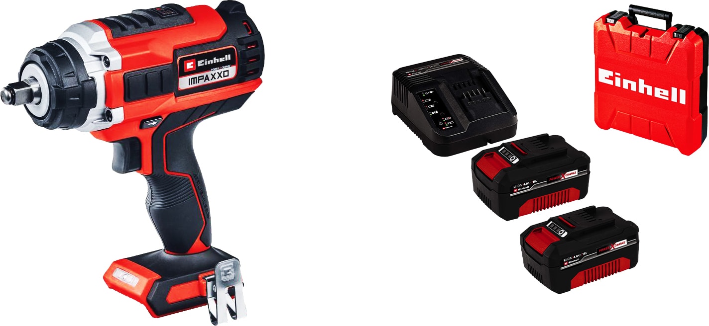 Impaxxo 18/400 Kömürsüz Akülü Somun Sıkma 18V 4 Ah Çift Akülü Set
