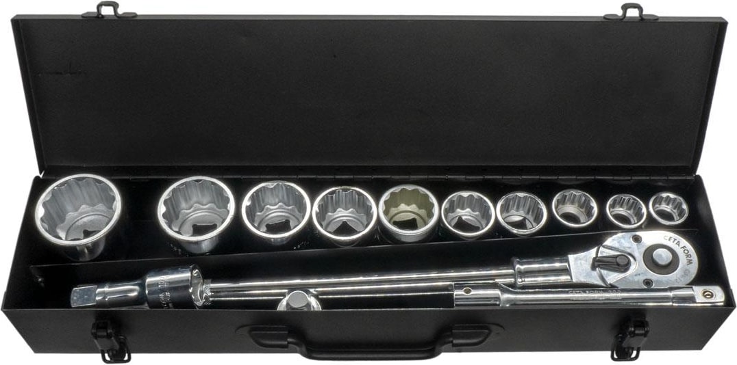 C30-14MB2 3/4” 12 Köşe Lokma Takımı(Metal ÇANTA)-14PRÇ