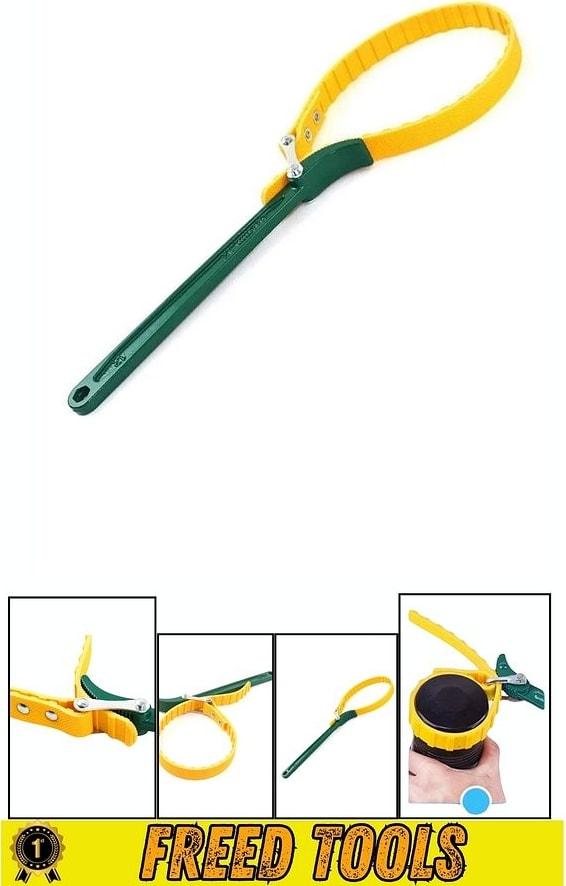 Ayarlı Kayışlı Kemerli Yağ Filtre Sökme Anahtarı 9" 225 mm