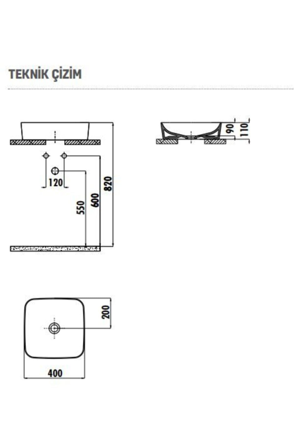 Ul040 40 Cm Ultra Çanak Lavabo